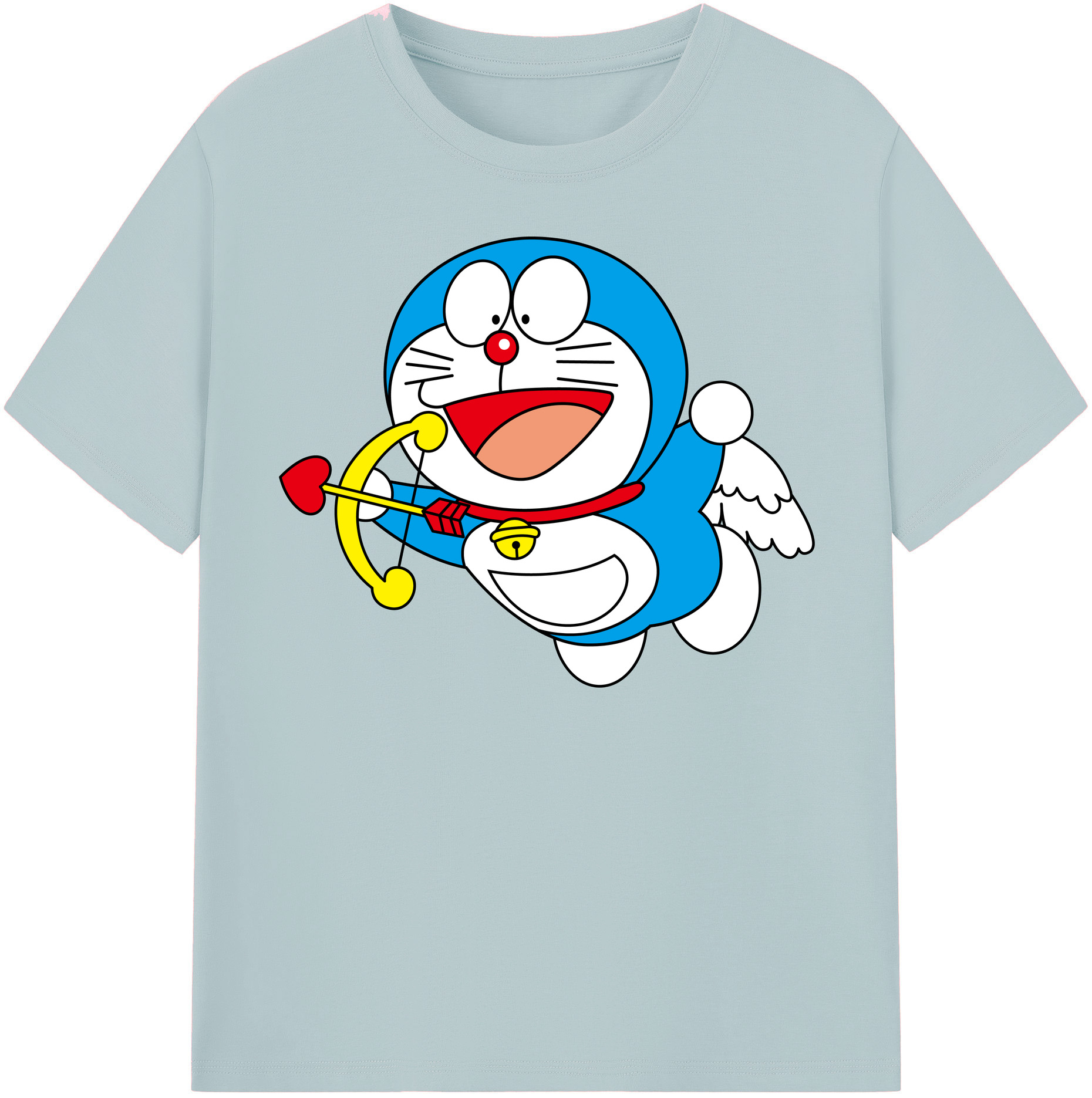 （画像用） ドラえもん Doraemon 綿100％半袖Tシャツ（フロントプリント）